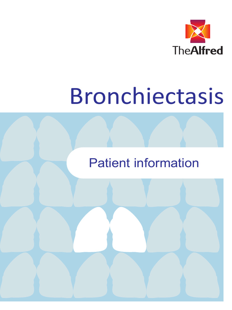 Bronchiectasis Patient Information Booklet1 | PDF | Lung | Clinical ...