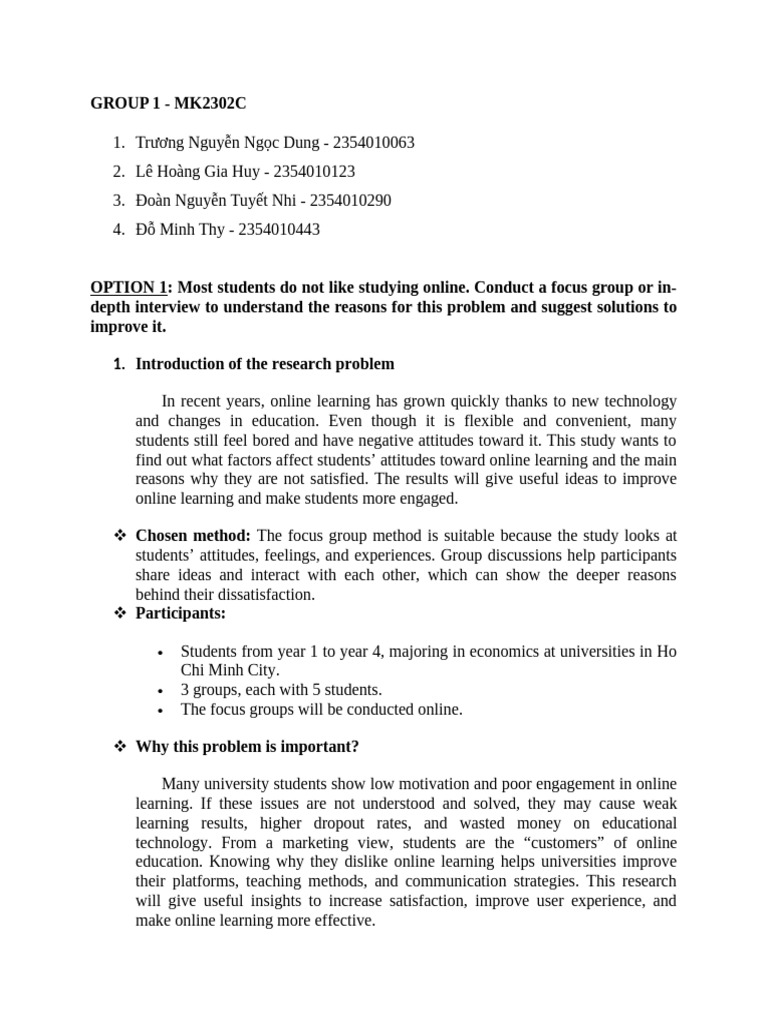 Qualitative Research - Group 1 | PDF | Learning | Educational Technology