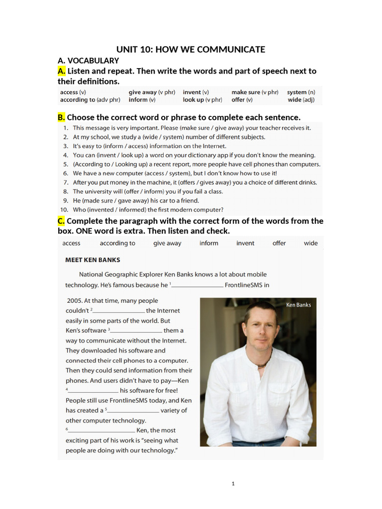 Unit 10 | PDF