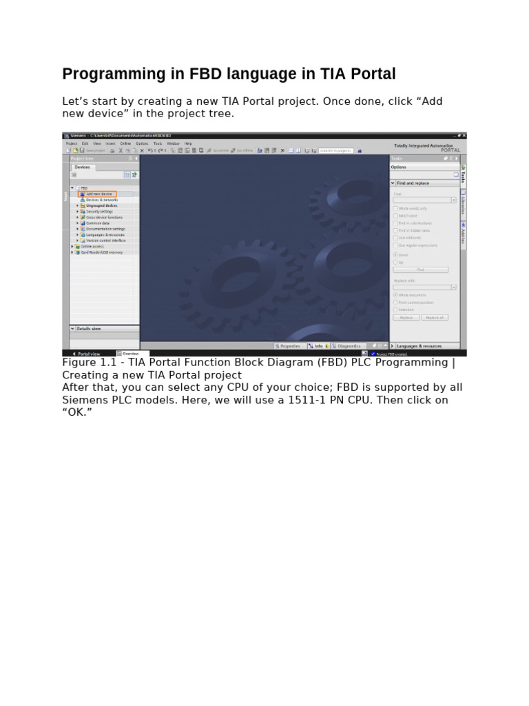 An Introduction To The Function Block Diagram (FBD) Language in TIA ...