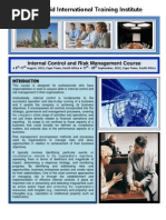 Download Course Outline - Internal Control and Risk Management - 2 Weeks Course by profession SN100297144 doc pdf