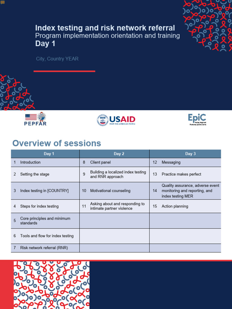 Resource Index Testing Epic Day1 | PDF | Hiv