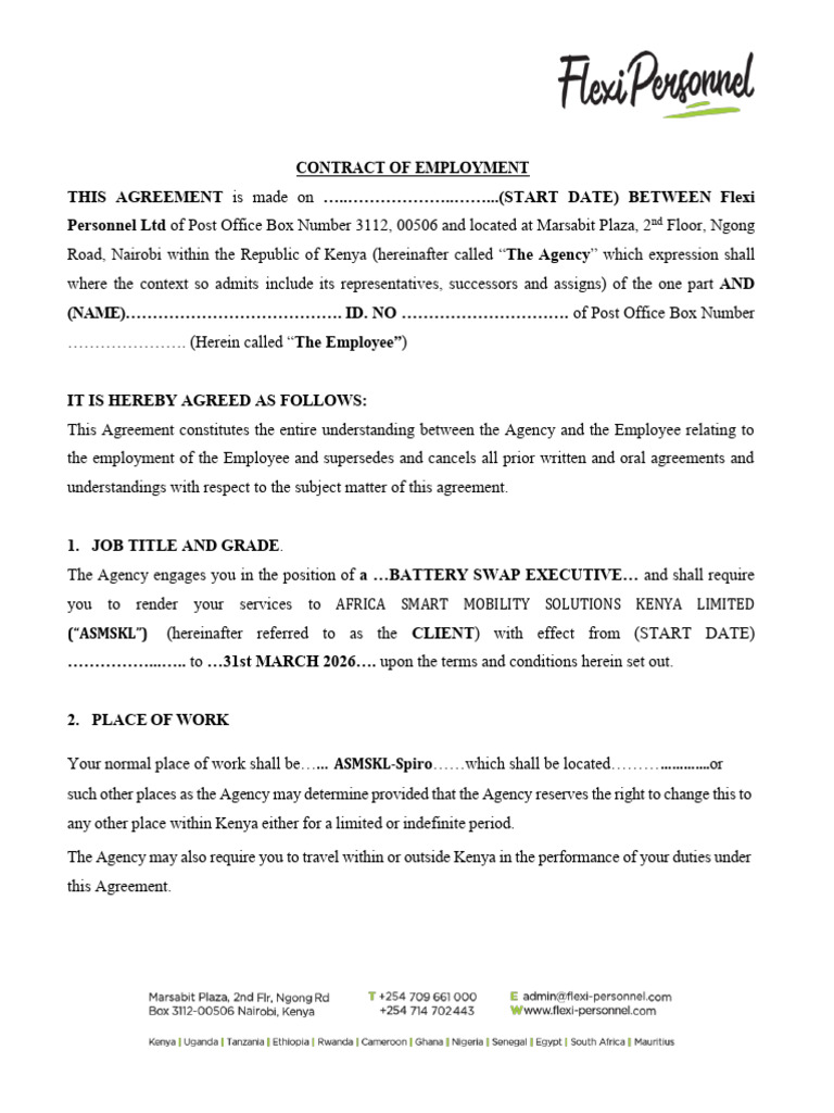 Swap Executive Contract | PDF | Employment | Confidentiality