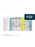 II Year Time Table