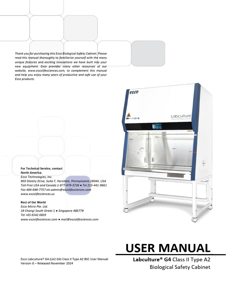 BSC La2 g4 User Manual V.G Nov2024 | PDF