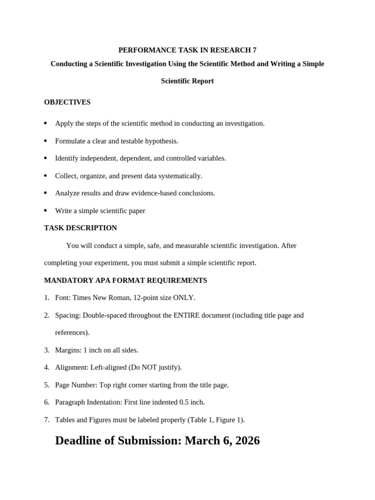 Quarter 4 2nd Performance Task | PDF | Scientific Method | Cognition