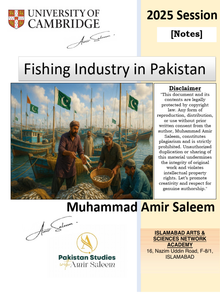PDF Notes Fishing 2025 Session | PDF | Agriculture | Overfishing