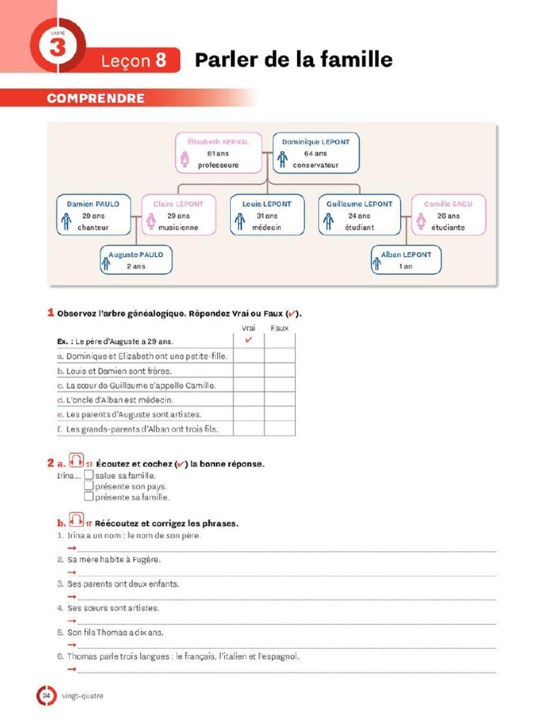 Cahier Exercicios Livro Inspire | PDF