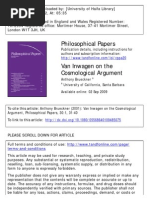 Van Inwagen on the Cosmological Argument