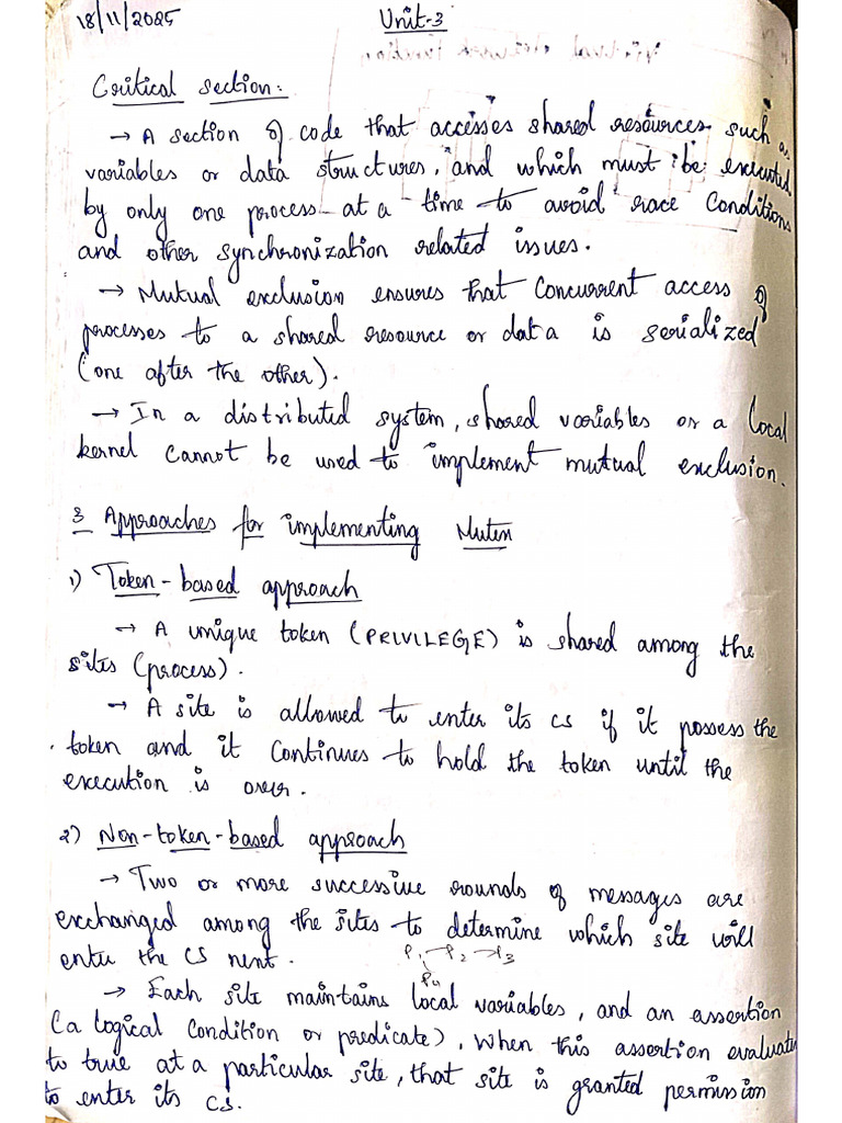 Distributed Computing Handwritten Notes | PDF