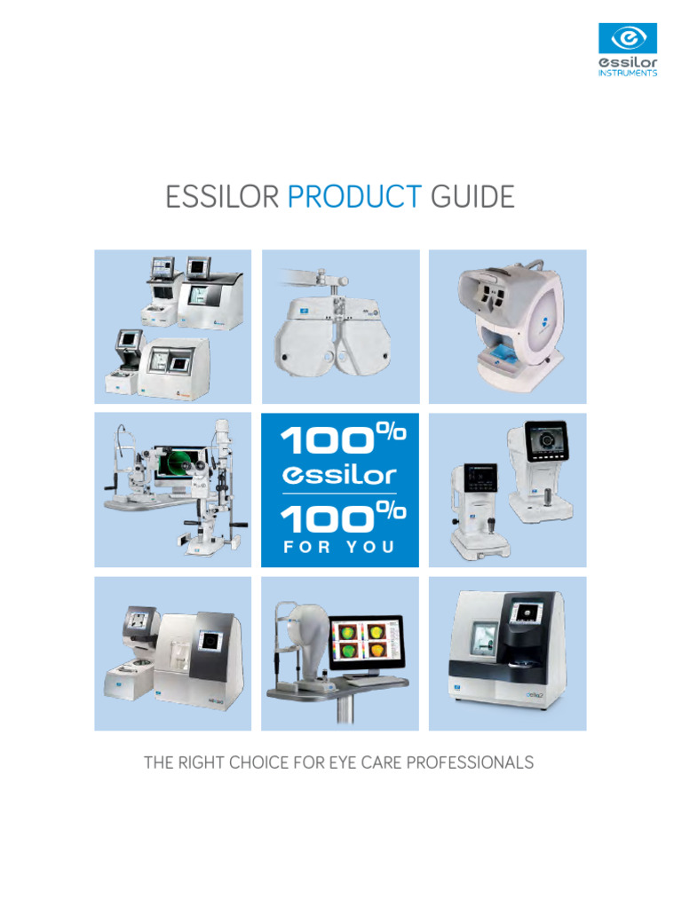 Essilor Instruments Catalog 2017 | PDF | Chair | Cornea
