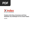 Download Freedom of the Press Governance and Press  Standards Key Challenges for the Leveson Inquiry by IndexOnCensorship SN100300105 doc pdf