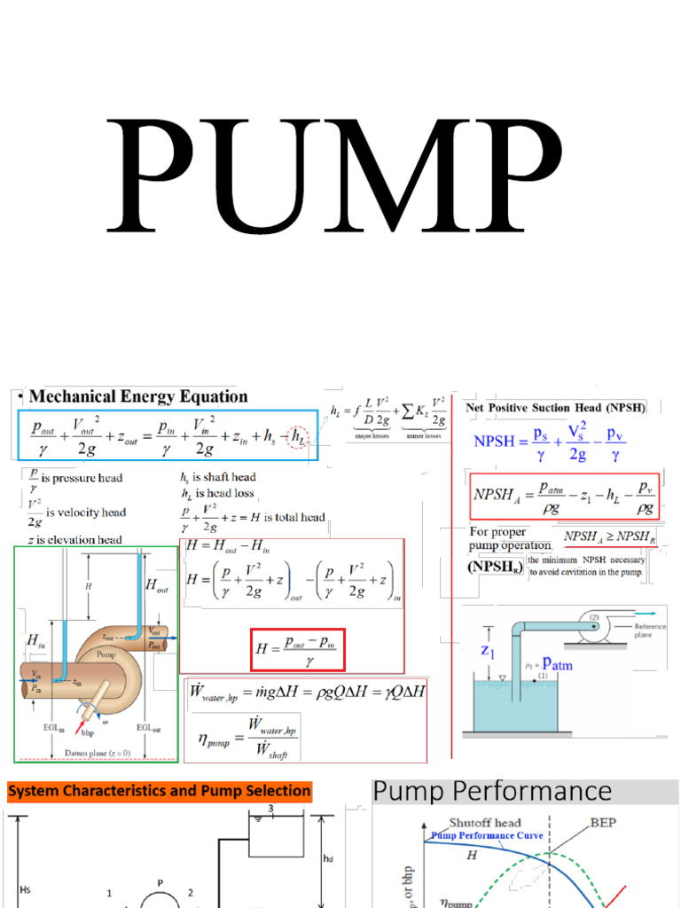 PUMP | PDF | Pump | Dynamics (Mechanics)