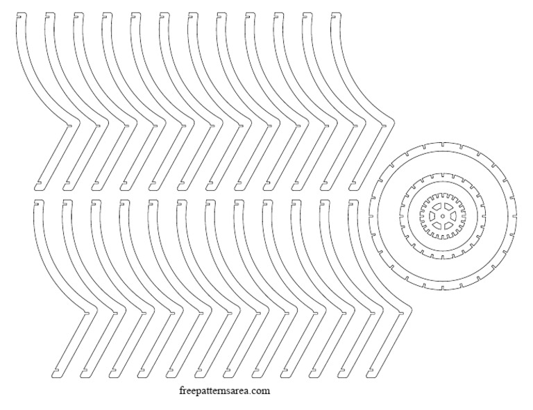 Free Wooden Chandelier Laser Cut Project Diy Templates | PDF