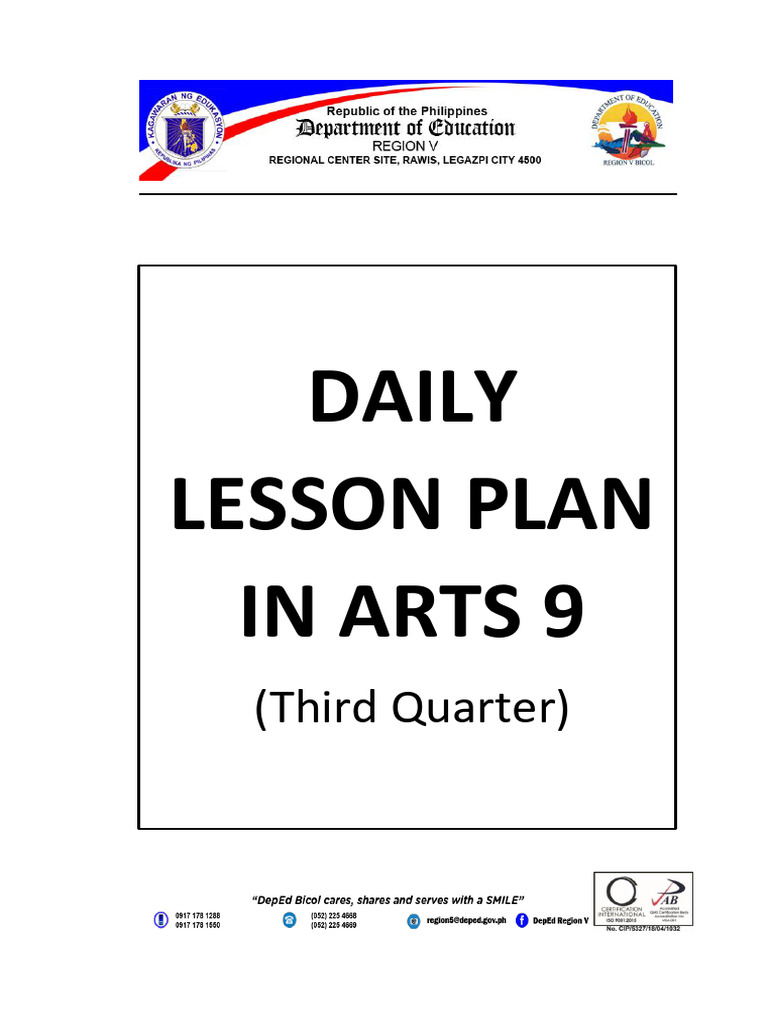 Grade 9 - Arts (Third Quarter) | PDF | Composition (Visual Arts ...