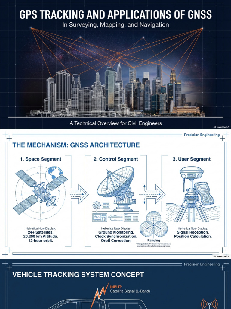 Unit 3-7 GPS Tracking & Applications of GNSS in Surveying, Mapping ...