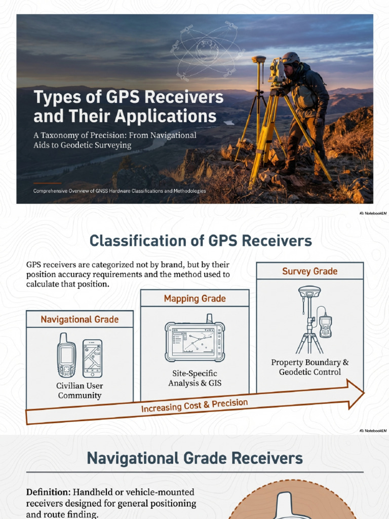 Unit 3-6 Types of GPS Receivers | PDF