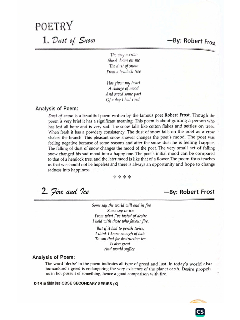 All Poems Summary | PDF