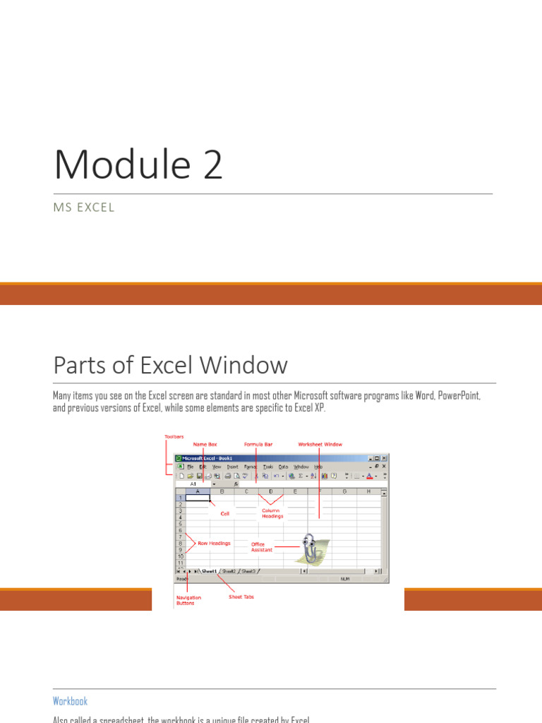 OAT Module2 MS Excel Part1 | PDF | Microsoft Excel | Software