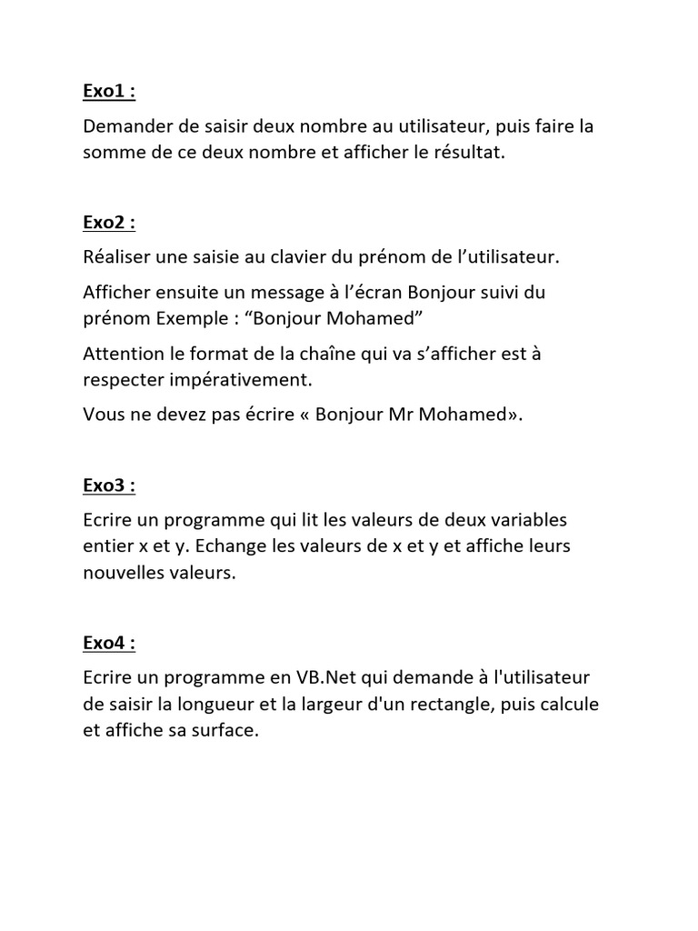 VB TP1 | PDF
