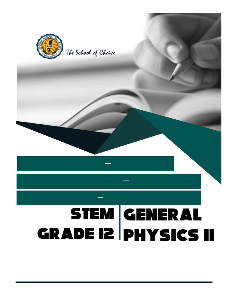 Physics Module 1-3 Quarter 4 | PDF | Electromagnetic Induction ...