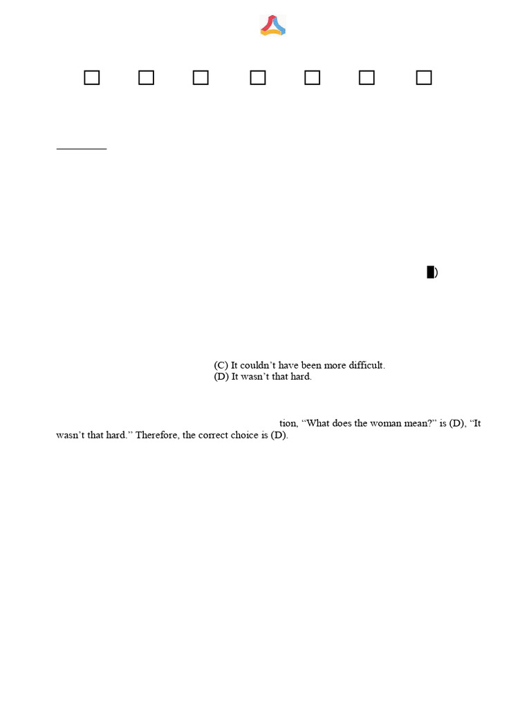 Practice Test 2 Listening | PDF