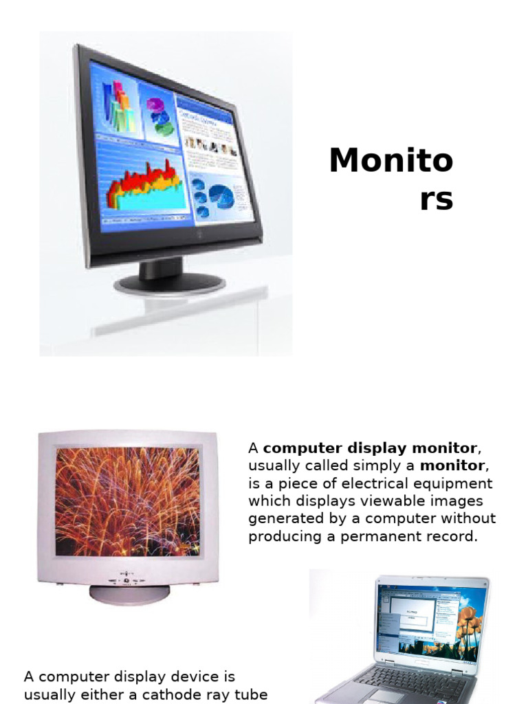 Monitors | PDF | Liquid Crystal Display | Computer Monitor