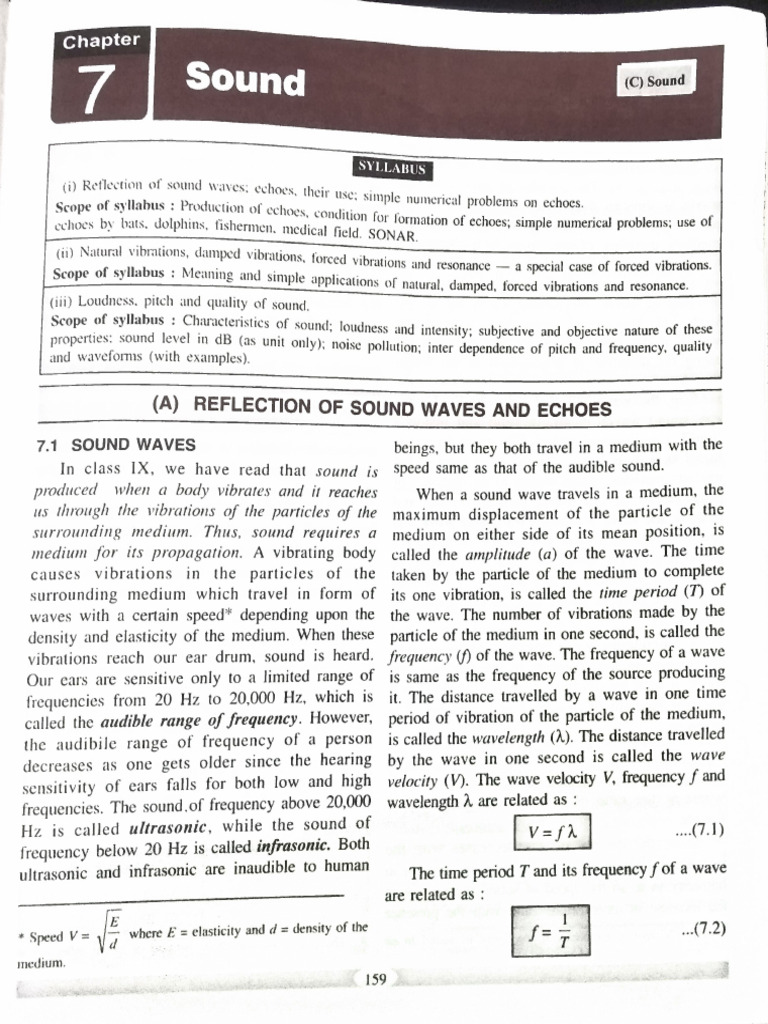 Chapter7 Sound | PDF