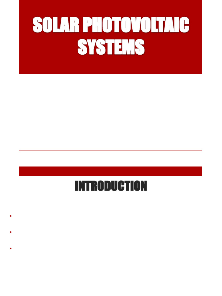 APEs Chap14 Solar Photovoltaic | PDF | Solar Cell | Solar Panel