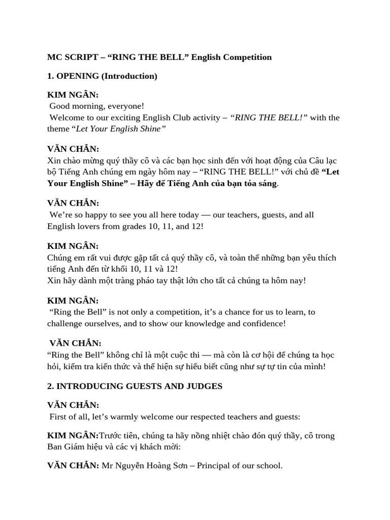 MC Script | PDF