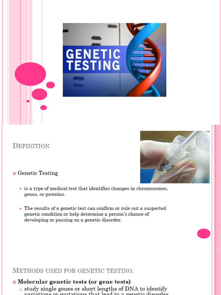 Unit 5 and 6 | PDF | Genetic Disorder | Genetic Testing