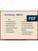 Overview of The Purchasing System MM310 - 01.1