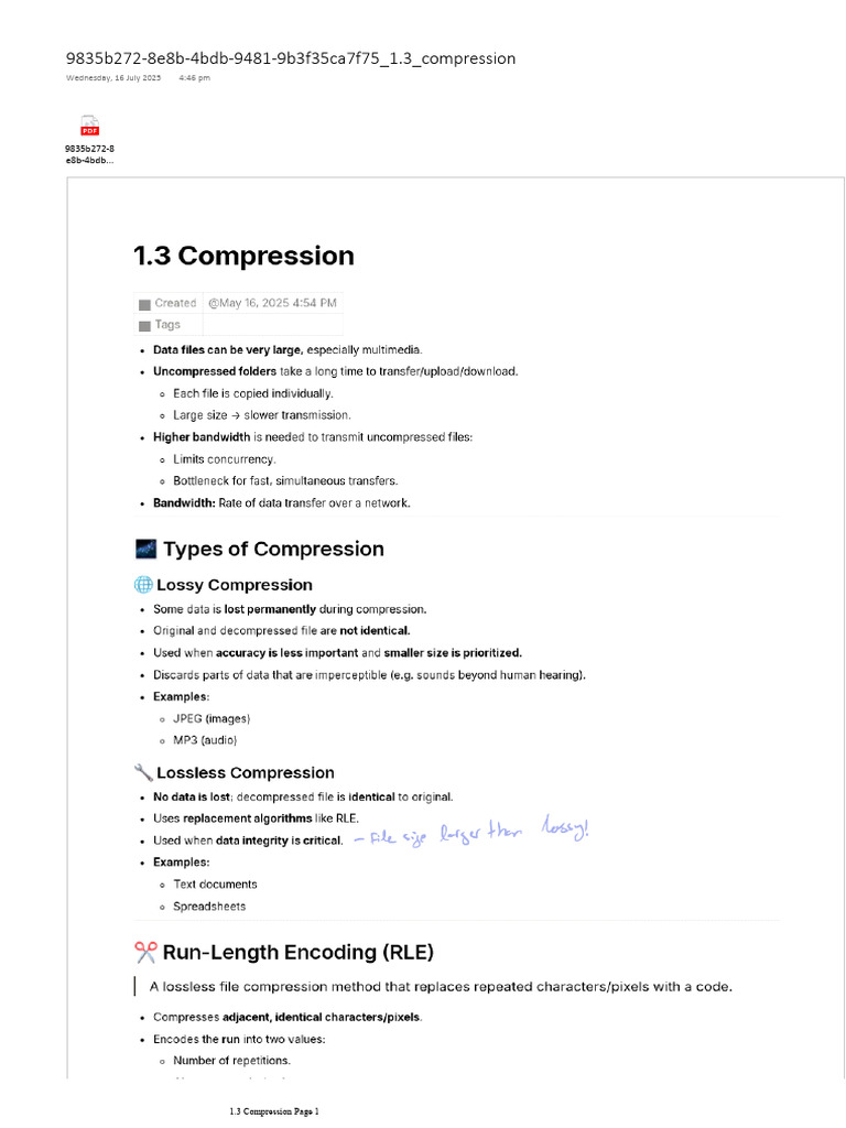1.3 Compression | PDF