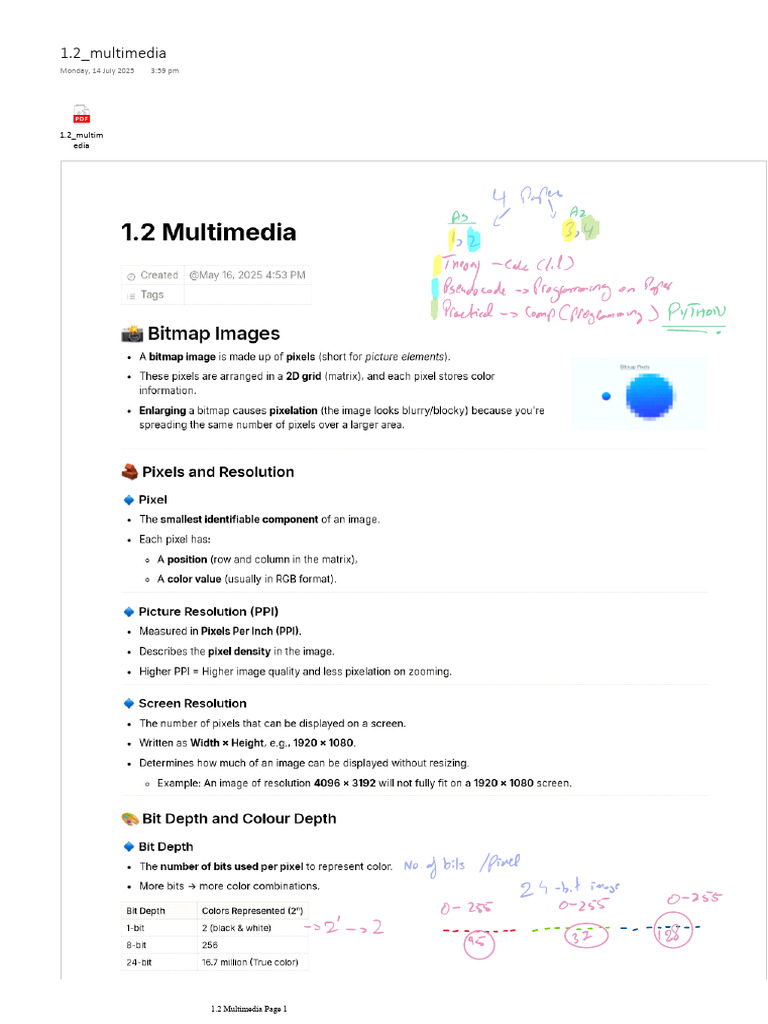 1.2 Multimedia | PDF