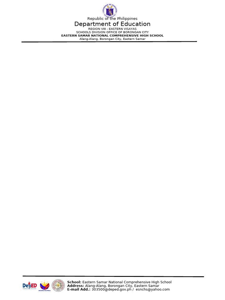 Header Footer Template | PDF
