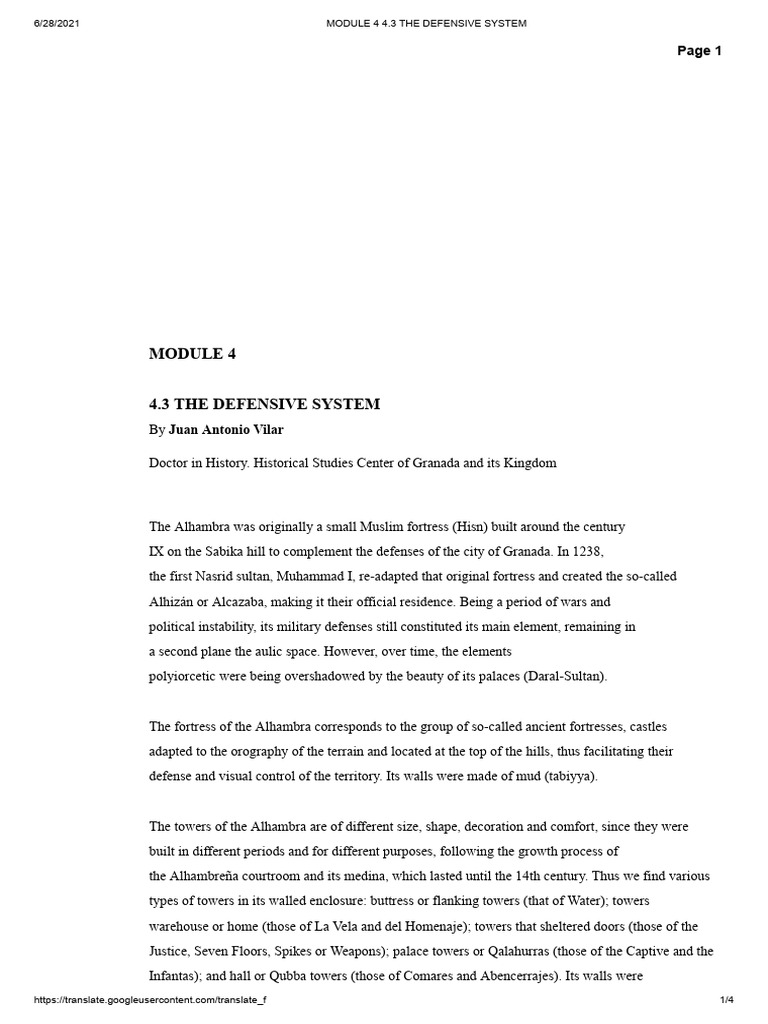 Module 4 4.3 The Defensive System | PDF