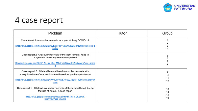 Understanding Problem by Case Report | PDF