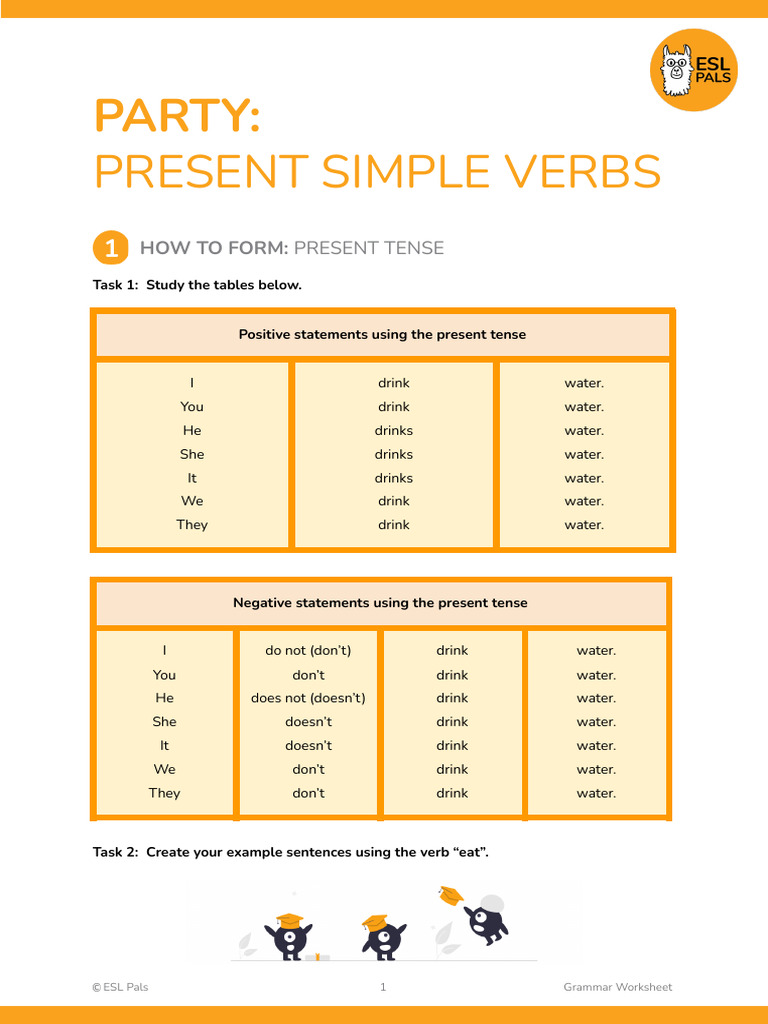 (SV) Verbs - Party | PDF | Linguistics