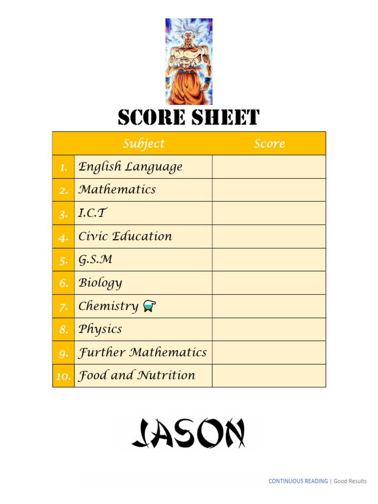Scores | PDF