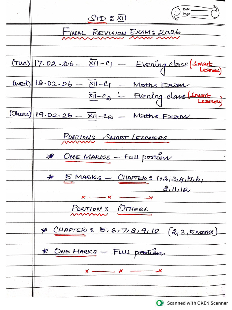 Final Revision Maths | PDF