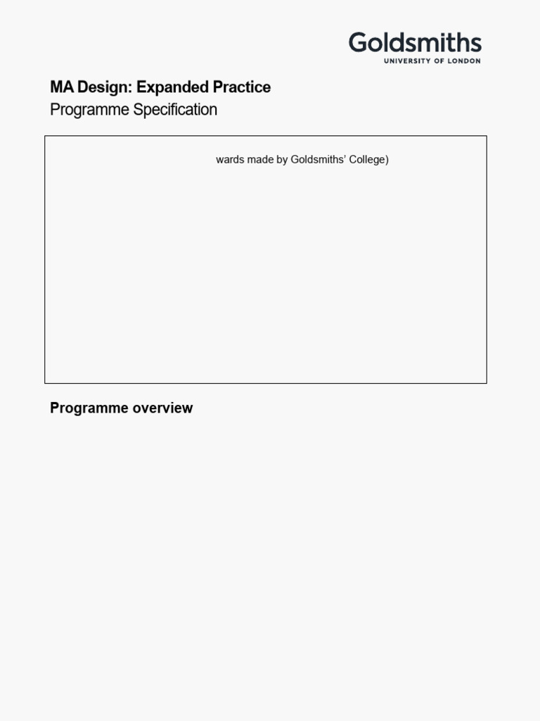 Ma Design Expanded Practice | PDF | Creativity | Knowledge