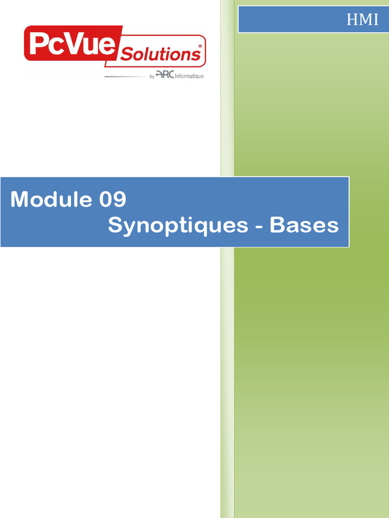 Module 09 - Synoptiques - Bases | PDF | Menu (Informatique) | Informatique