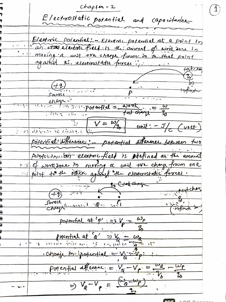 Ch-2 Physics Hand Written Notes | PDF