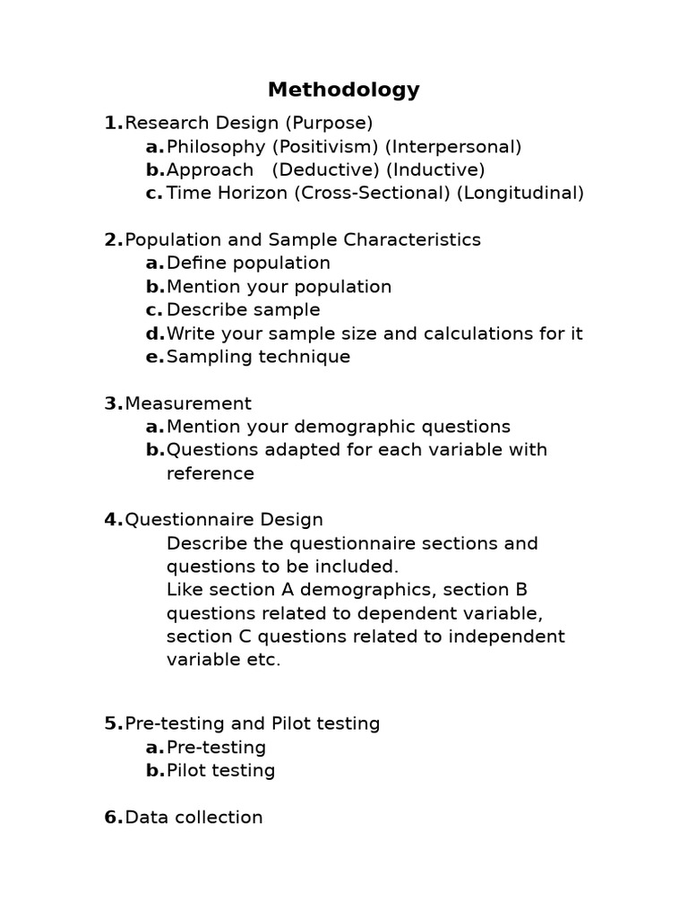 Methodology | PDF