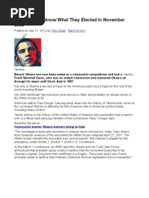Politics Documents & PDFs | Scribd