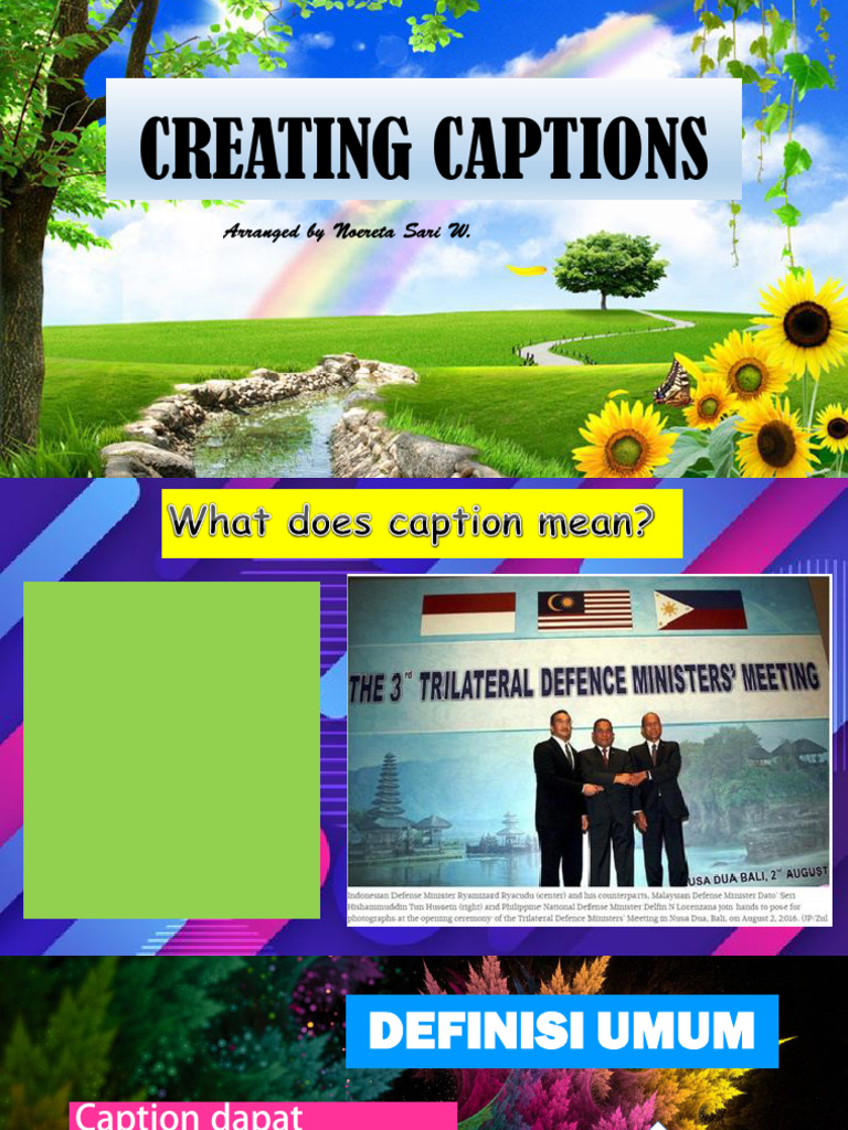Xii Creating Captions | PDF