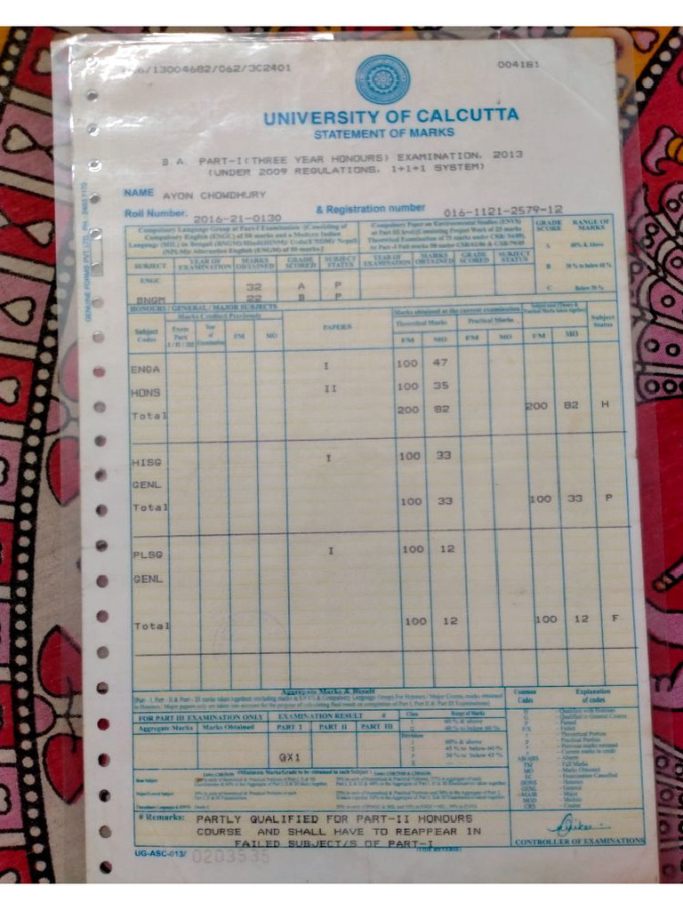 Part 3 Marksheet | PDF