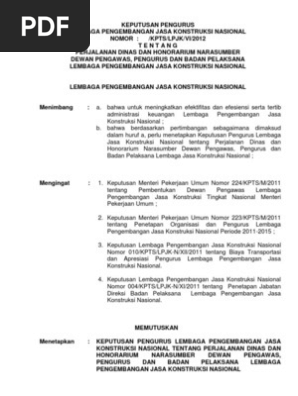 Draf Sk Perjalinan Dinas
