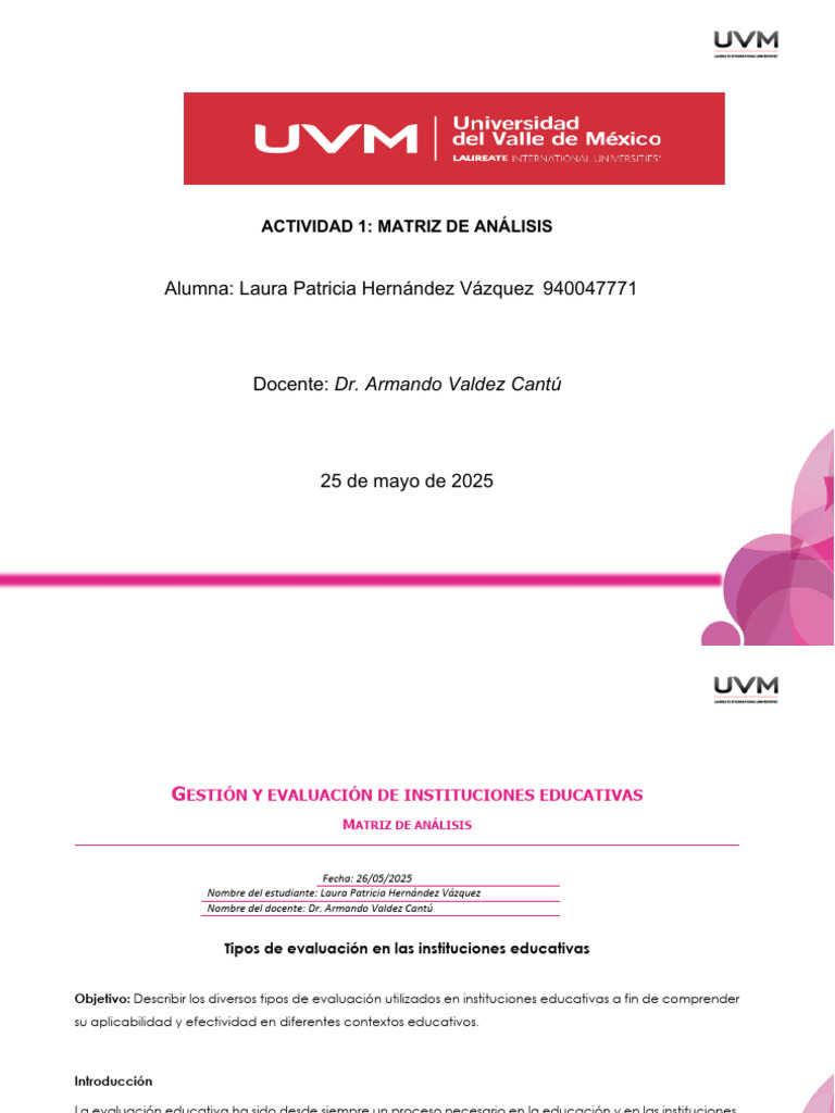 A#4 LPHV | PDF | Evaluación | Enseñando