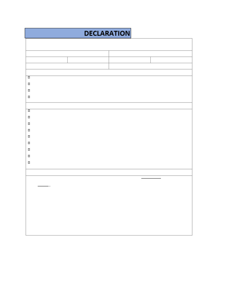 EDTC 112 Declaration Form LL | PDF